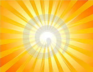 Background with Sunburst