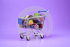Background supermarket retail purchase cart shopping marketing sale commerce store trolley