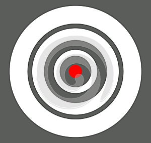 Background with target, reticle, crosshair symbol. Icon for foca