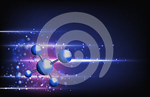 background technology of group molecules , Vector illustration