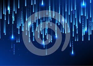 Background technology for transmitting data through high-speed
