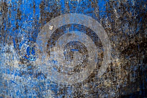 Background texture Beautiful trashcan blue abstract,dark