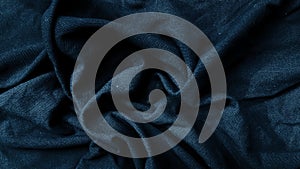 Background texture of black cotton