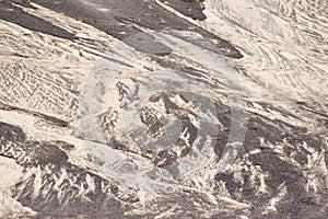 Background texture black and white sand. pattern nature lanzarote.