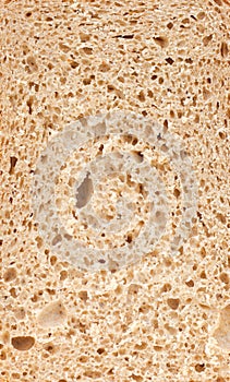 Background texture of bread crumb