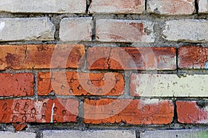 Background texture of a brick wall.