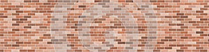 Background texture with brown brick wall