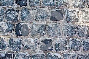 Cobbled pavement