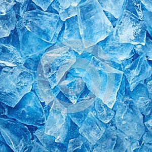Background texture of cold blue ice photo