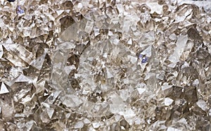 Background texture of crystals shot