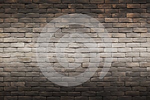 Background texture dark black grange brick wall