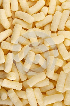 Background and texture of heap of corn sticks.