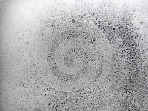 background texture of laundry soap foam,