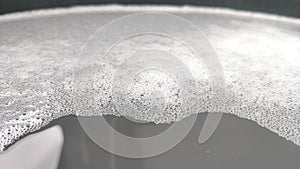 background texture of laundry soap foam,