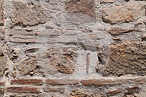 Background texture of limestone blocks wall