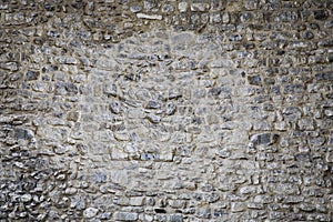 Background texture of medieval castle stone wall