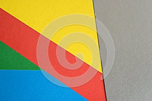 Background and texture of multicolored sheets of cardboard