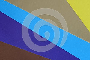 Background and texture of multicolored sheets of cardboard