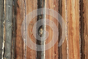 Background texture. Old brown wooden wall