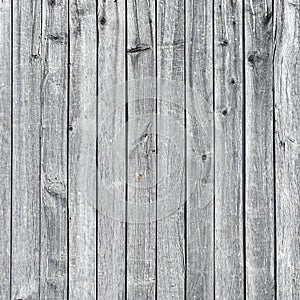 background Texture of old gray boards. Wooden plank gray white textured wood background