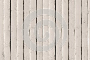 Background texture of old white painted wood wall cladding Board