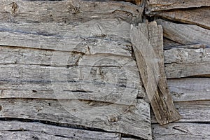 Background texture of old wood and shadows