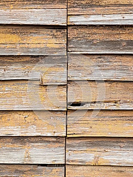 Background texture old wooden door with broken paint