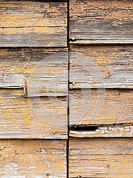 Background texture old wooden door with broken paint