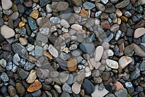 Background texture of pebble stones