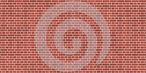 Background texture with red brick wall