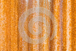 Background texture rusted corrugated metal