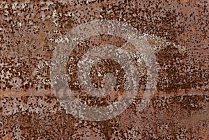 Background, texture: rusty metal sheet