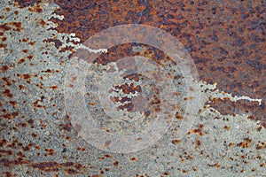 Background texture. Rusty metal surface.