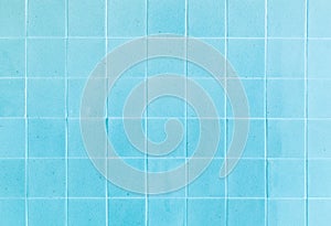 Background and texture of stretch marks cracked on blue glazed tile