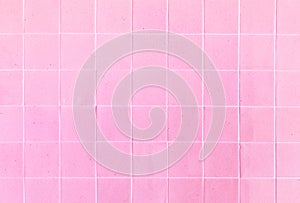 Background and texture of stretch marks cracked on pink glazed tile