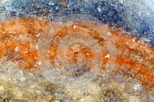 Background, texture - the surface of the mineral sylvinite photo