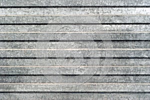 Background, texture: surface of profiled galvanized metal sheet