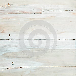 Background texture of white wooden boards