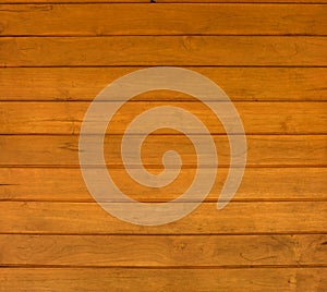 Background and texture of wooden cover finishing wall made from teak wood on  wall house