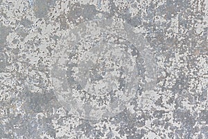 Background Texture of a Zinc Plated Metal Board with Flaking Light-Grey Paint