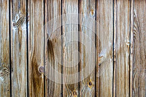 Background textured abstract vertical wooden fence palings