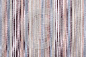 Background of textured cotton color striped