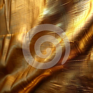 Background of textured gold paper exudes elegance and refinement