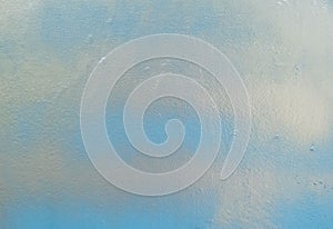 Background Textured of Old Blue Metal Sheet