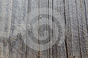 background of textured old gray wood planks