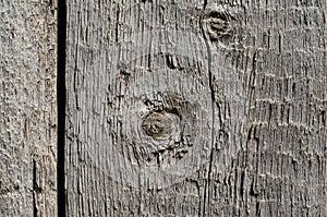 Background of textured old gray wood planks