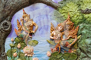 Background of Thai angels