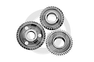 The gear wheels with cogs