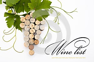 Background to design a wine list