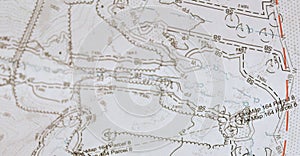 Background of Topographic Plans photo